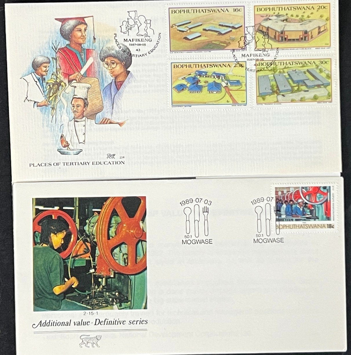 Bophuthatswana First Day Cover Collection Animals, Birds, Nature FDC 01 ZAYIX