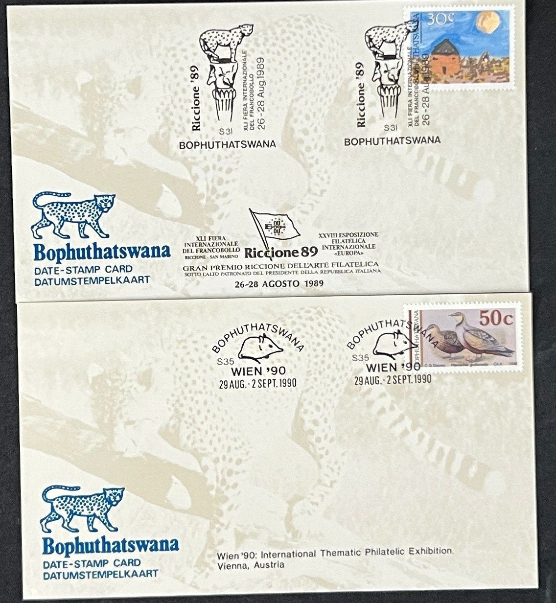 Bophuthatswana First Day Cover Collection Animals, Birds, Nature FDC 01 ZAYIX
