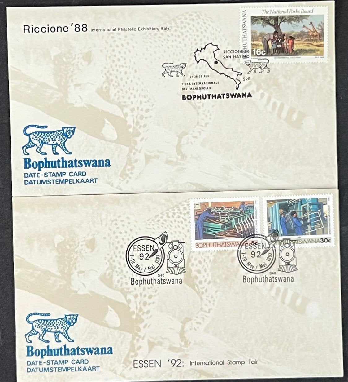 Bophuthatswana First Day Cover Collection Animals, Birds, Nature FDC 01 ZAYIX