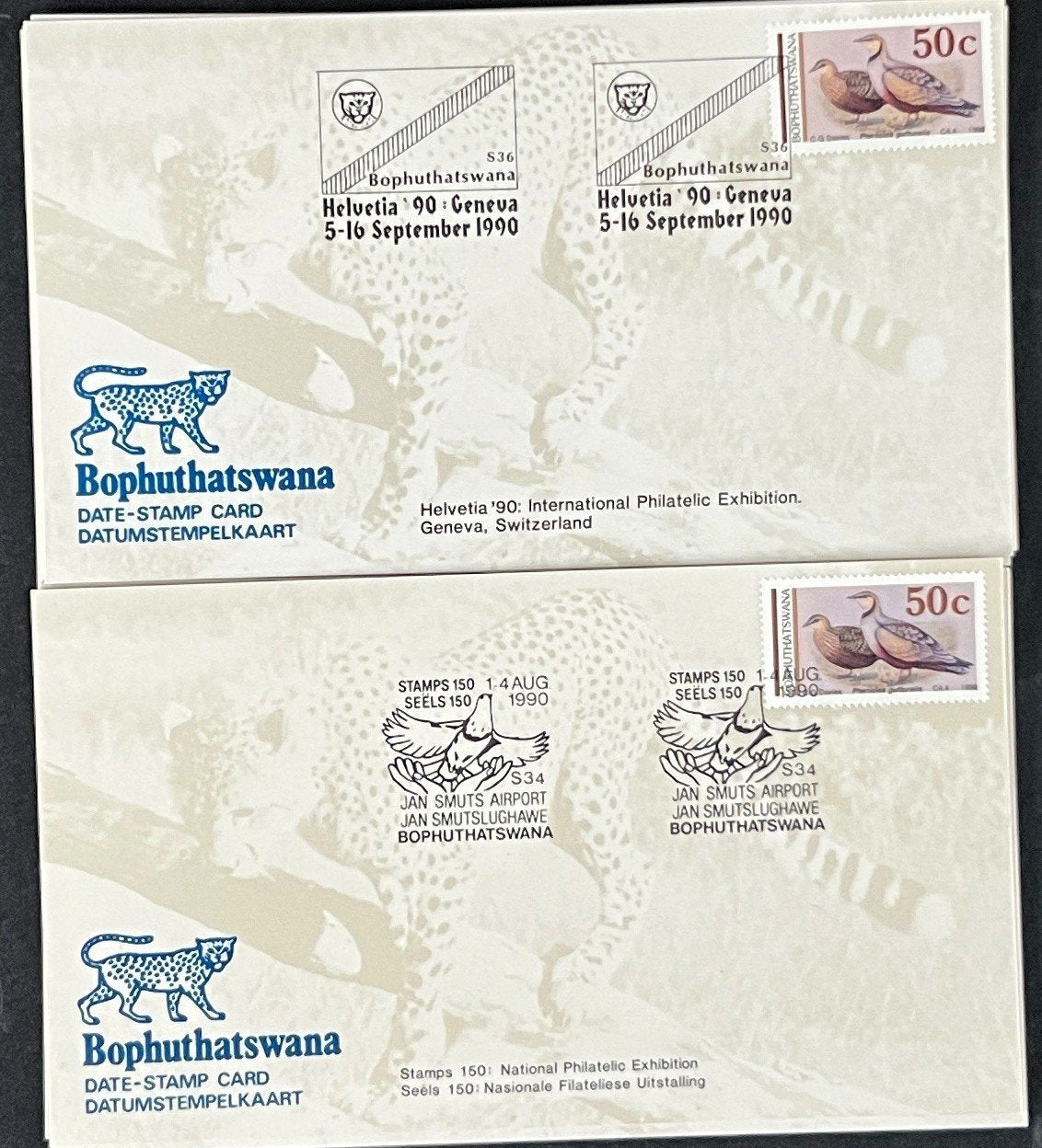 Bophuthatswana First Day Cover Collection Animals, Birds, Nature FDC 01 ZAYIX