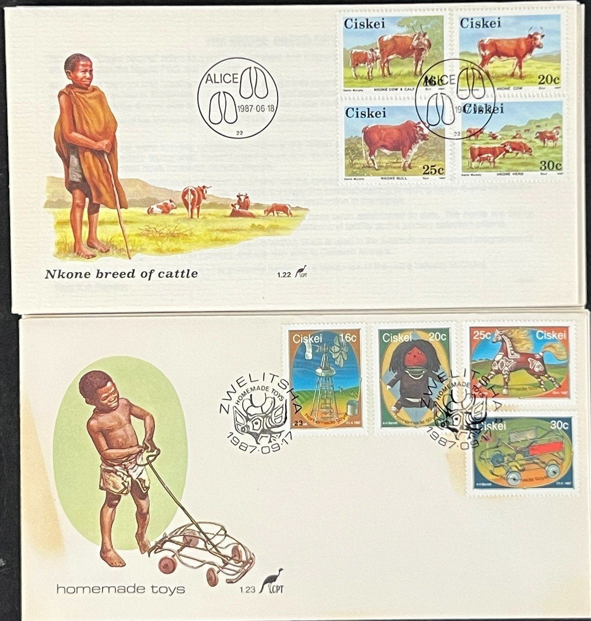 Ciskei First Day Cover Collection Plants, Animals, Flowers FDC 01 ZAYIX
