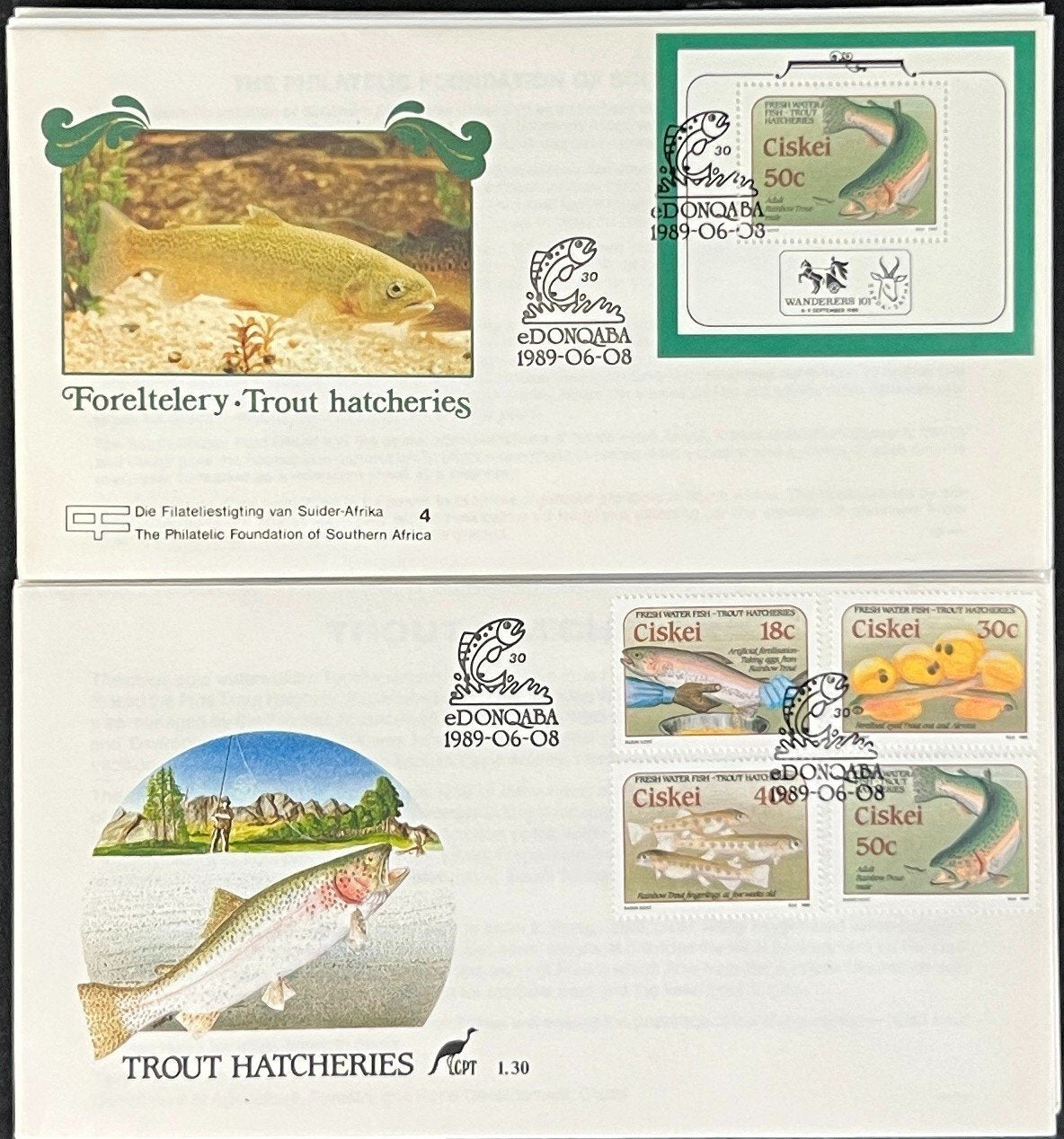 Ciskei First Day Cover Collection Plants, Animals, Flowers FDC 01 ZAYIX