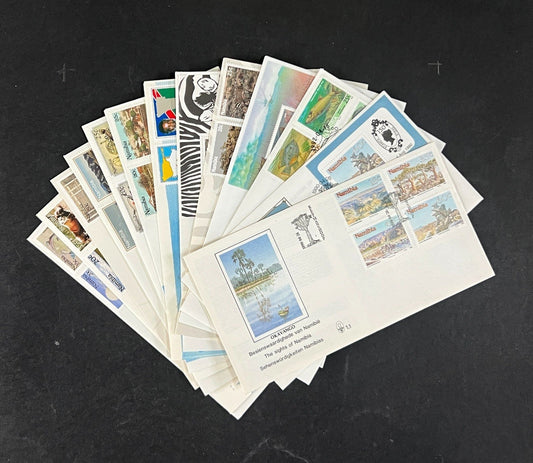 Namibia First Day Cover Collection Animals, Nature, Fish FDC ZAYIX