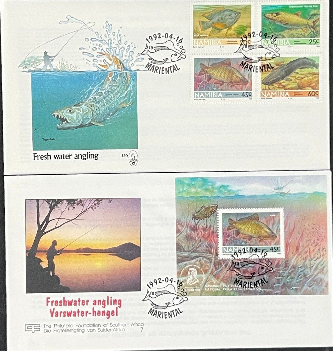 Namibia First Day Cover Collection Animals, Nature, Fish FDC ZAYIX