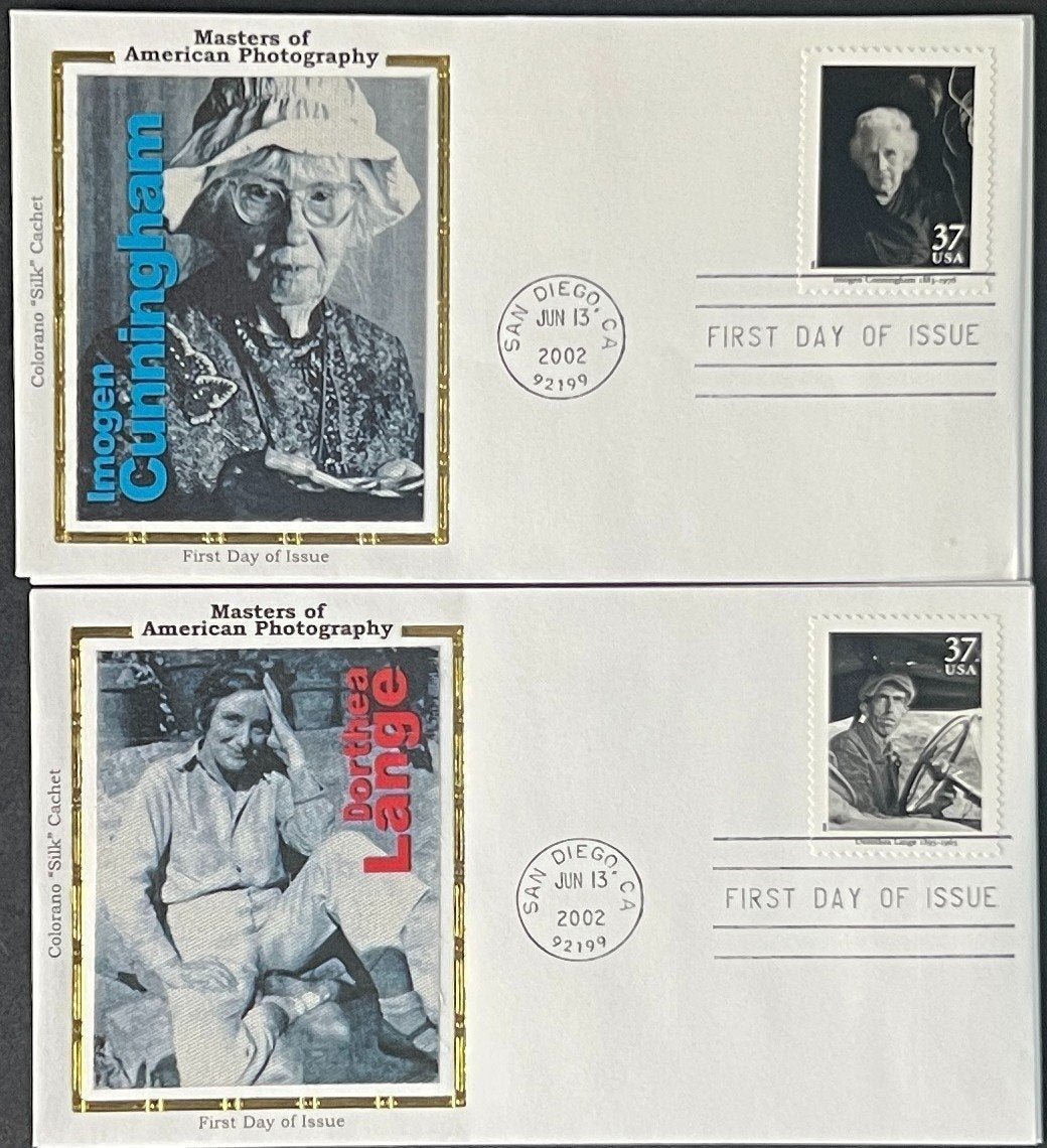 Masters of Photography First Day Cover Collection FDC 2002 ZAYIX