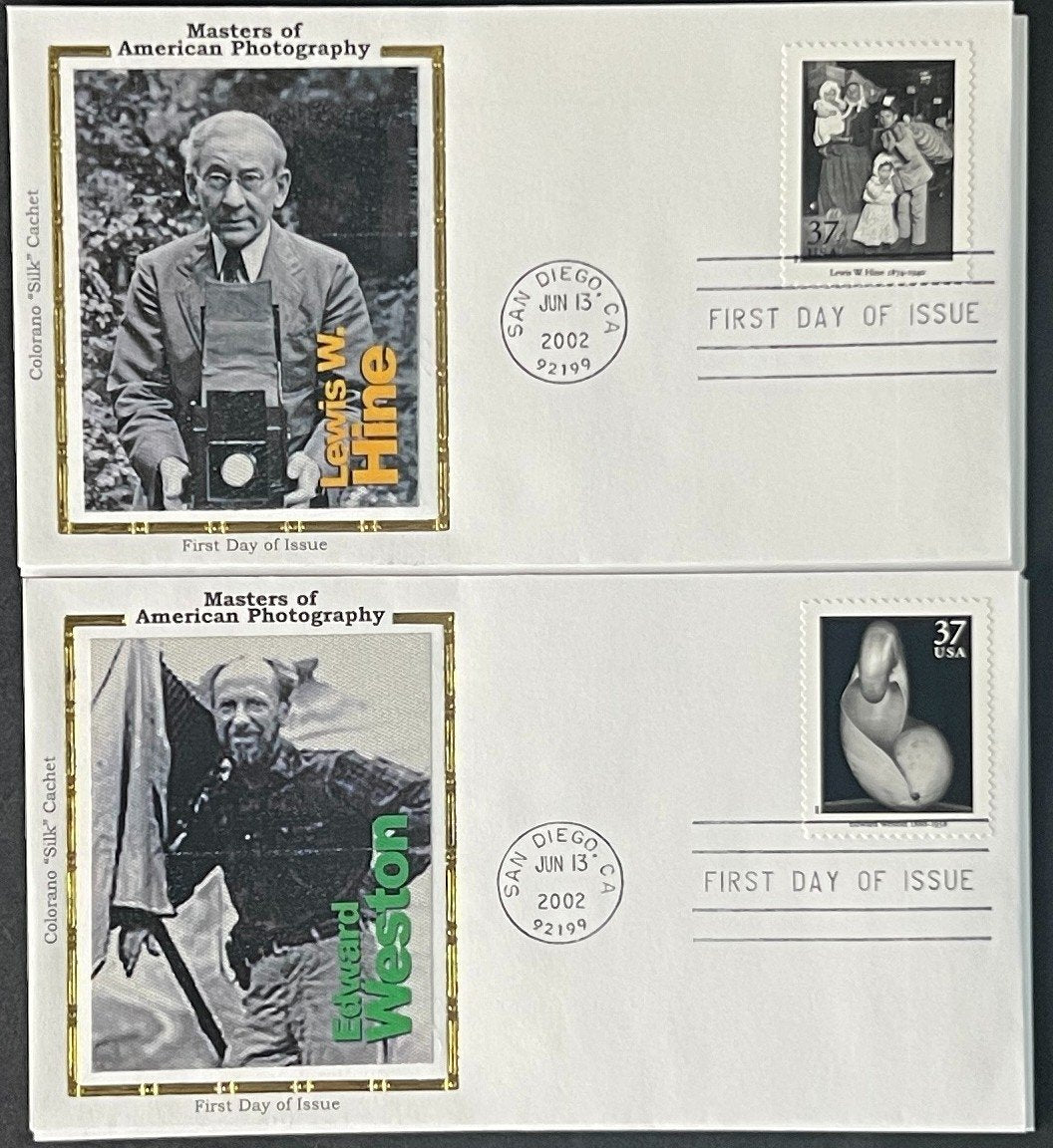 Masters of Photography First Day Cover Collection FDC 2002 ZAYIX