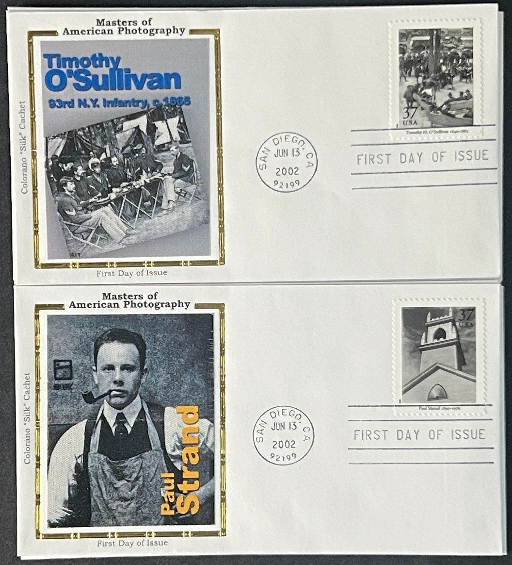 Masters of Photography First Day Cover Collection FDC 2002 ZAYIX