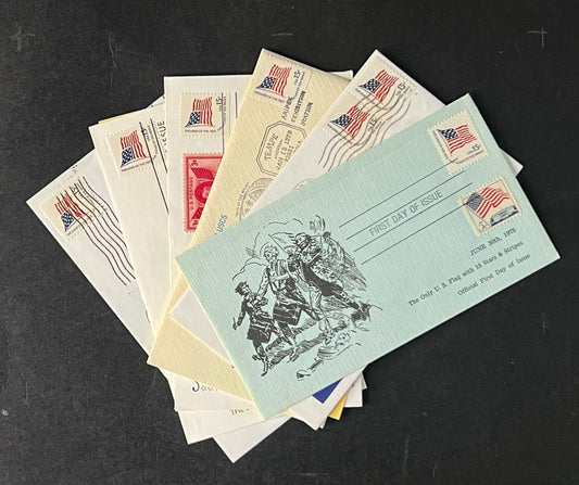 U.S. Flag 15-Cent Cover Collection FDC 1978 ZAYIX