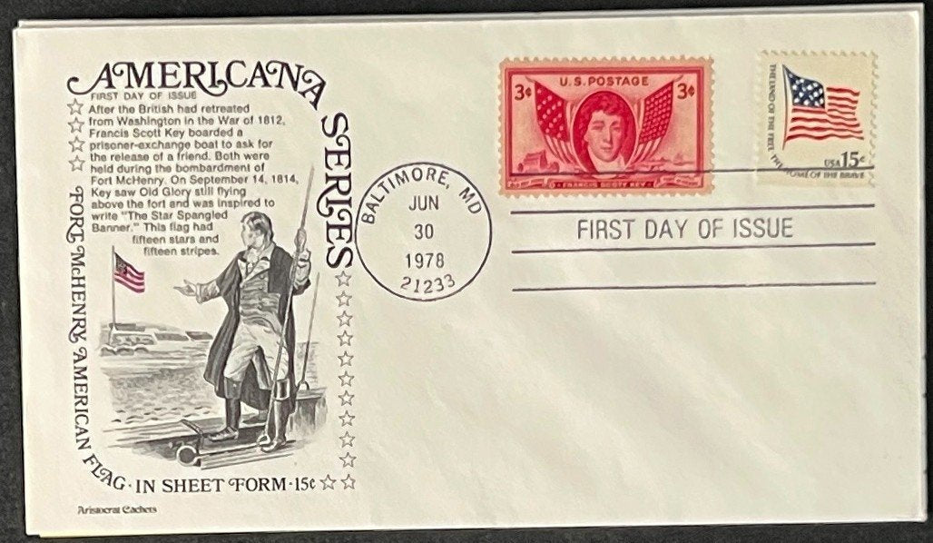 U.S. Flag 15-Cent Cover Collection FDC 1978 ZAYIX