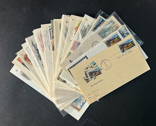 United States National Parks First Day Cover Collection 20 FDC 1972 ZAYIX