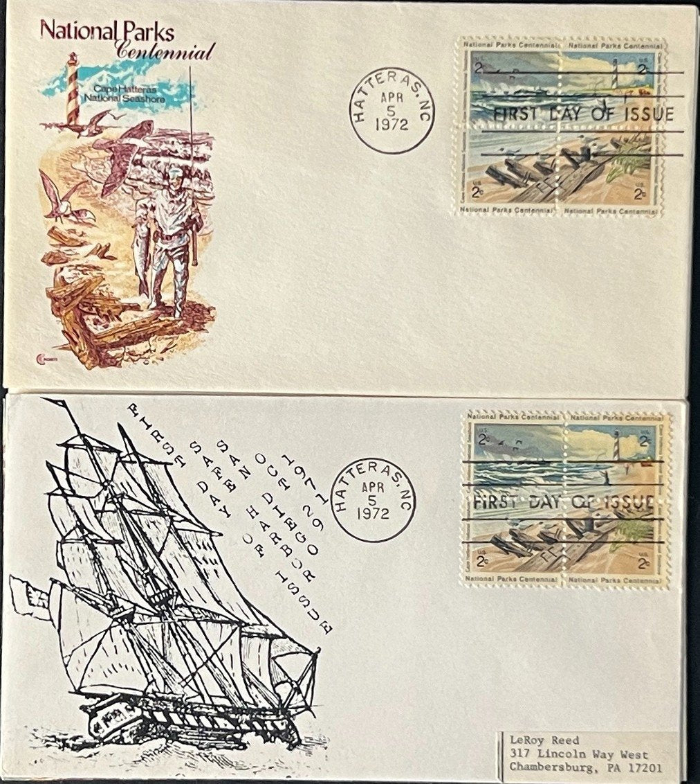 United States National Parks First Day Cover Collection 20 FDC 1972 ZAYIX