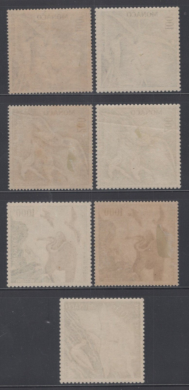 Monaco C41-C44 C41a-C44a MLH Birds Perf 11 & 13 Types ZAYIX