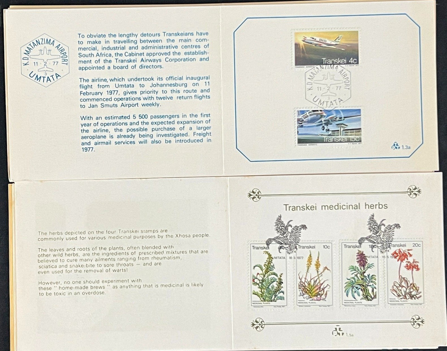 Transkei First Day Cover Collection Nature, Birds, Flowers 03 FDC 1980 ZAYIX