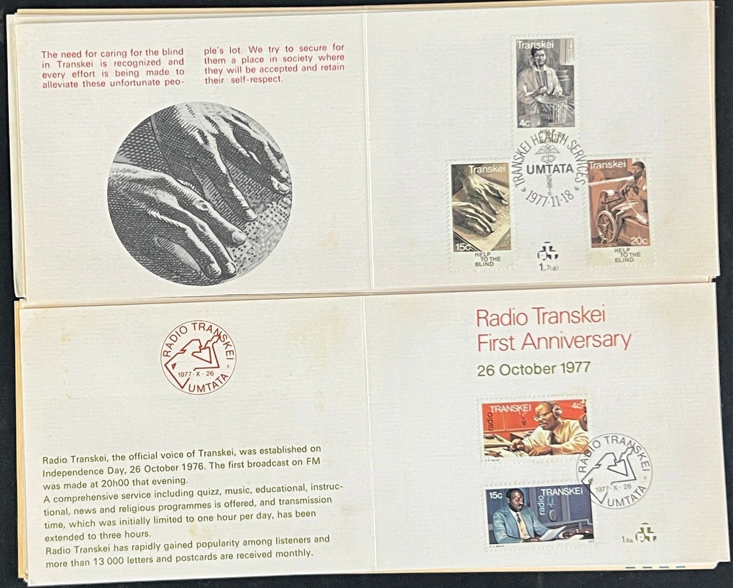 Transkei First Day Cover Collection Nature, Birds, Flowers 03 FDC 1980 ZAYIX