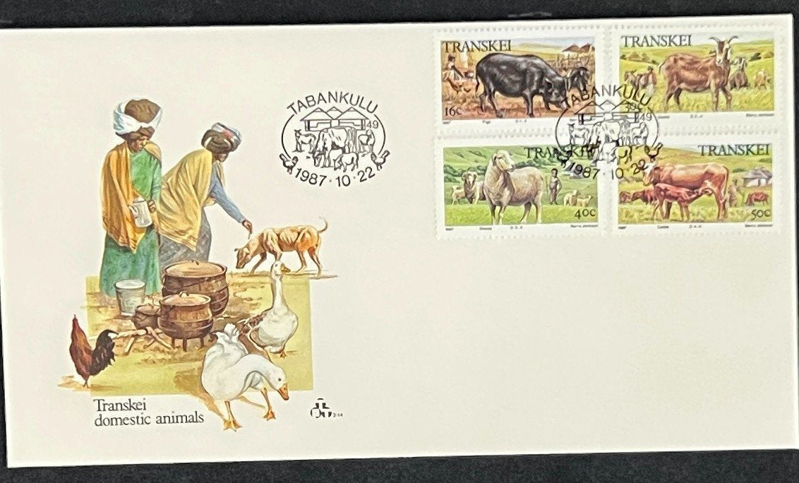 Transkei First Day Cover Collection 01 Animal Plants Agriculture  FDC 1988 ZAYIX