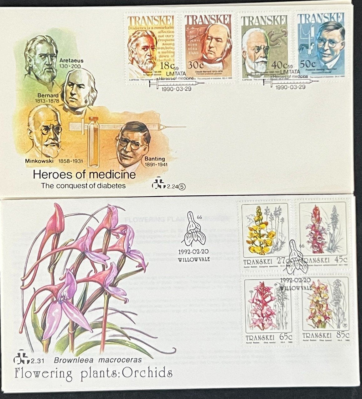 Transkei First Day Cover Collection 02 Nature, Plants, Flowers FDC 1988 ZAYIX