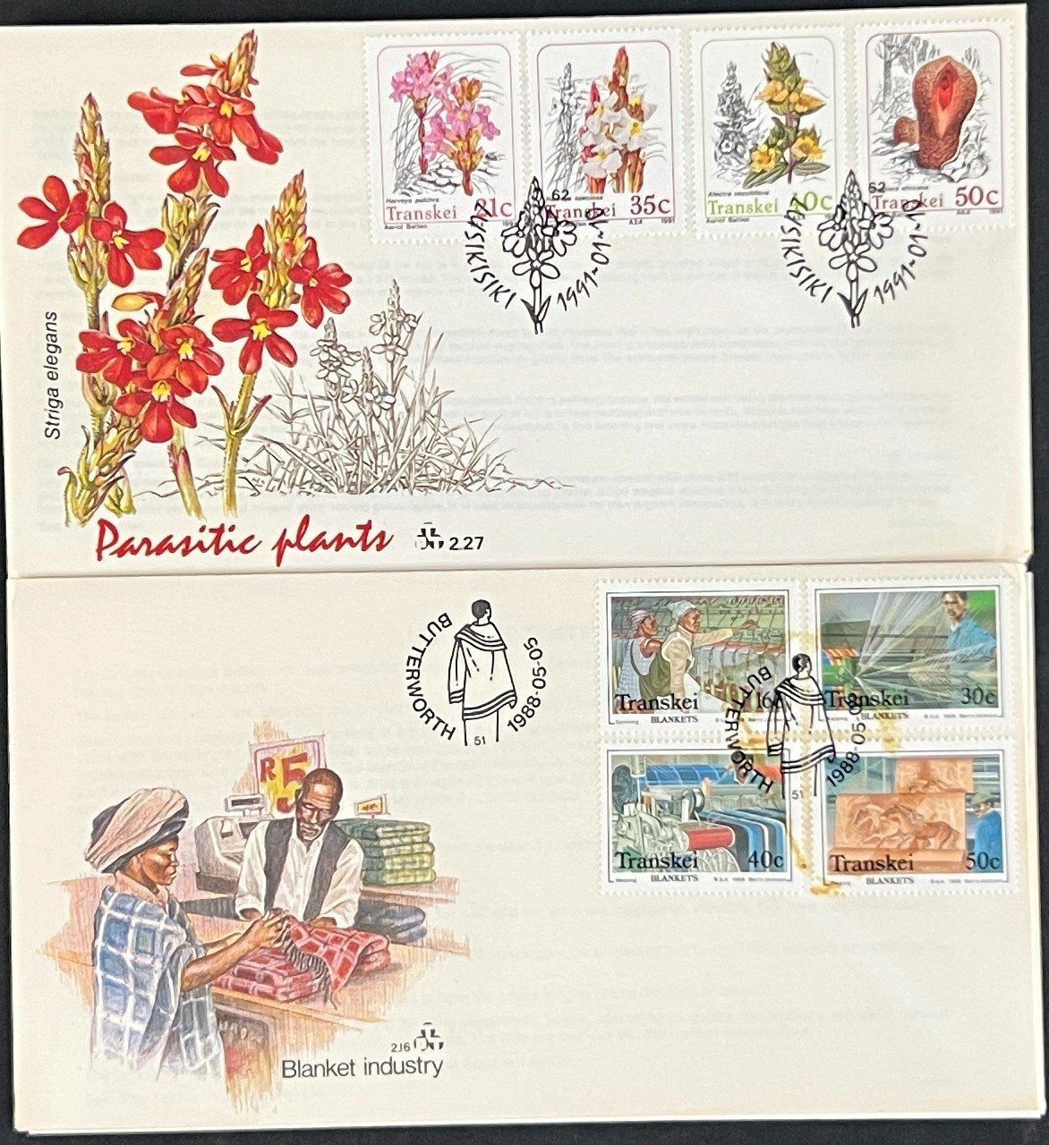 Transkei First Day Cover Collection 02 Nature, Plants, Flowers FDC 1988 ZAYIX
