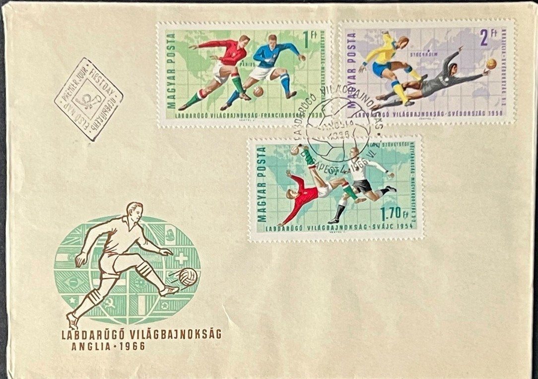 Hungary First Day Cover Collection Fish, Soccer, Butterflies 7 FDC 1969 ZAYIX