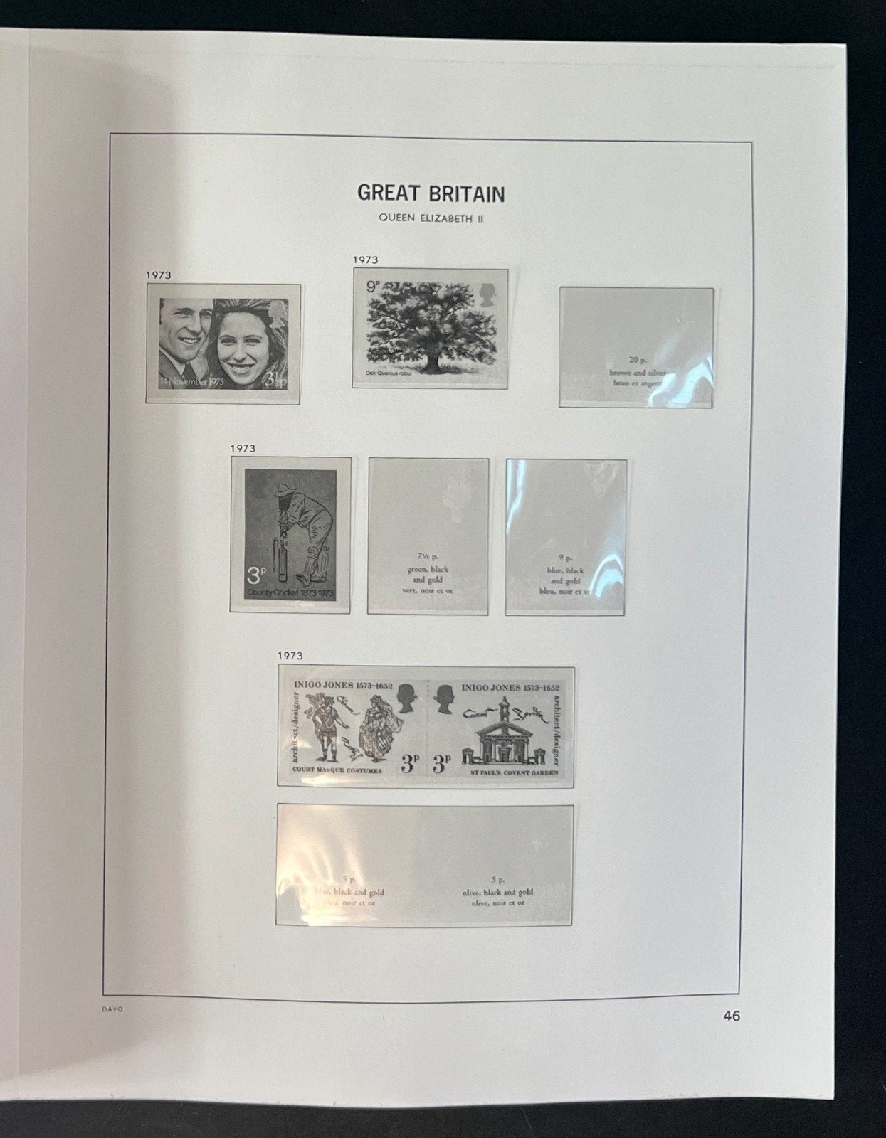Great Britain Davo Lux Hingeless Album 1970-1989 ZAYIX