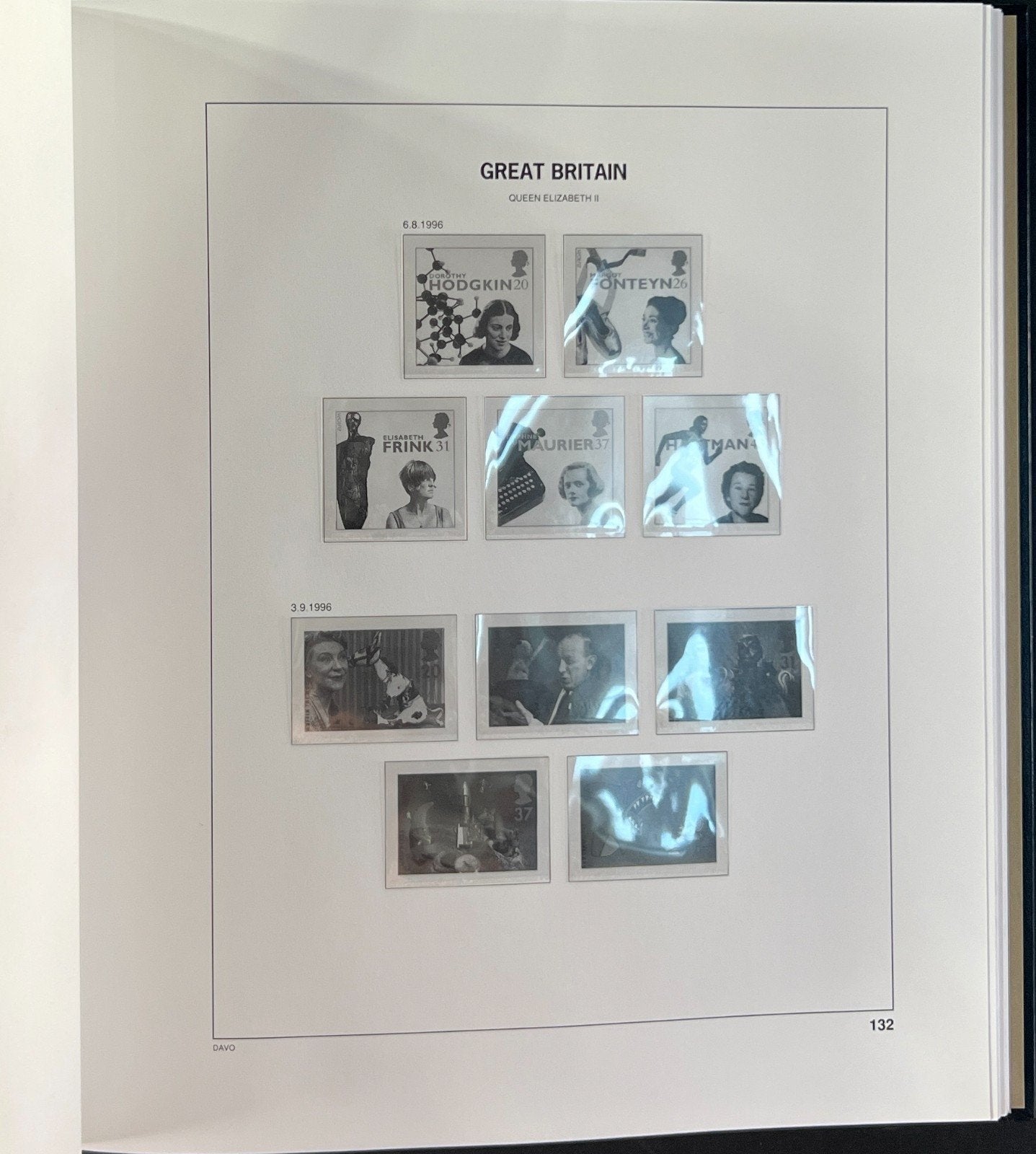 Great Britain Davo Lux Hingeless Album 1990-1999 ZAYIX