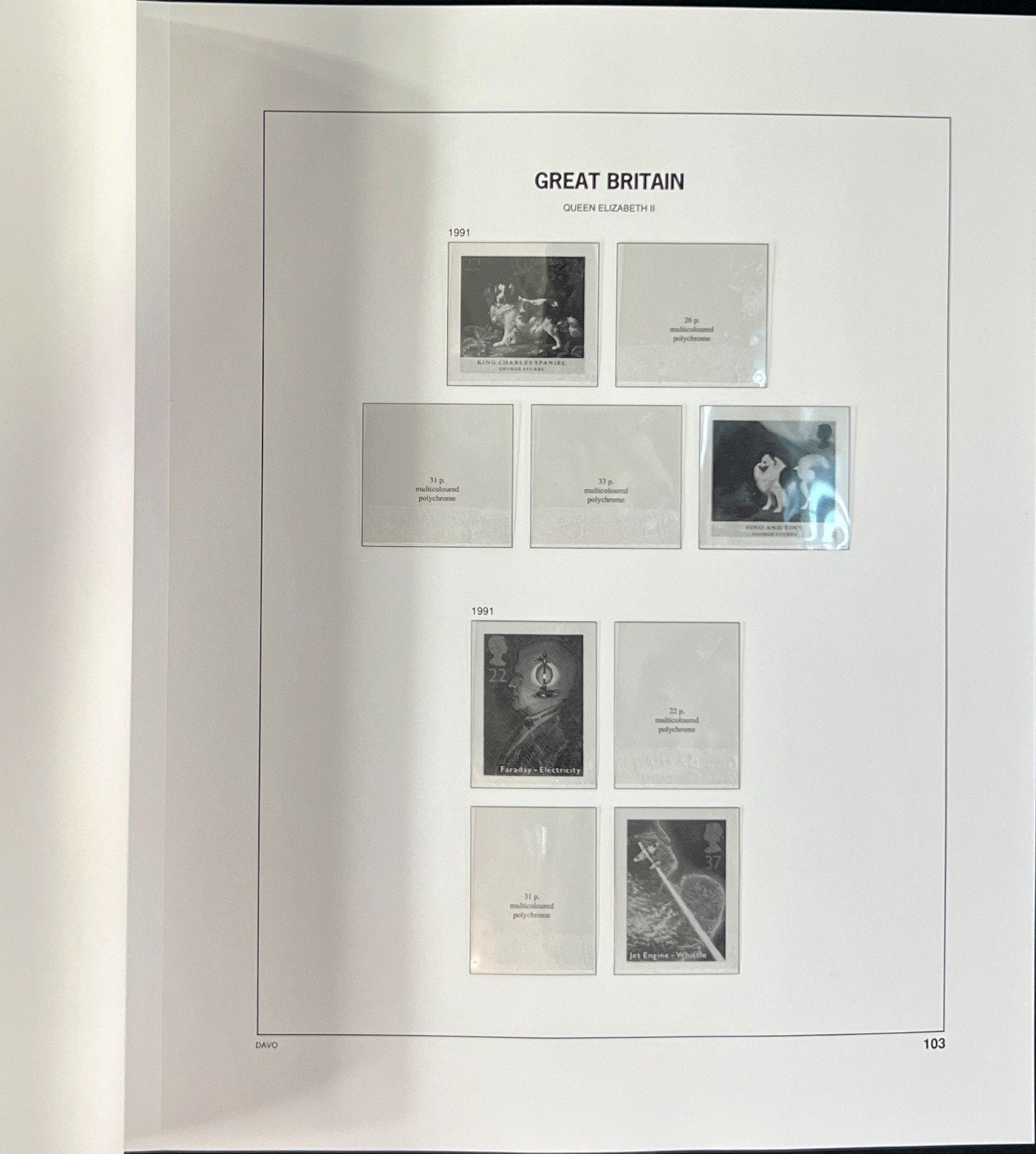 Great Britain Davo Lux Hingeless Album 1990-1999 ZAYIX