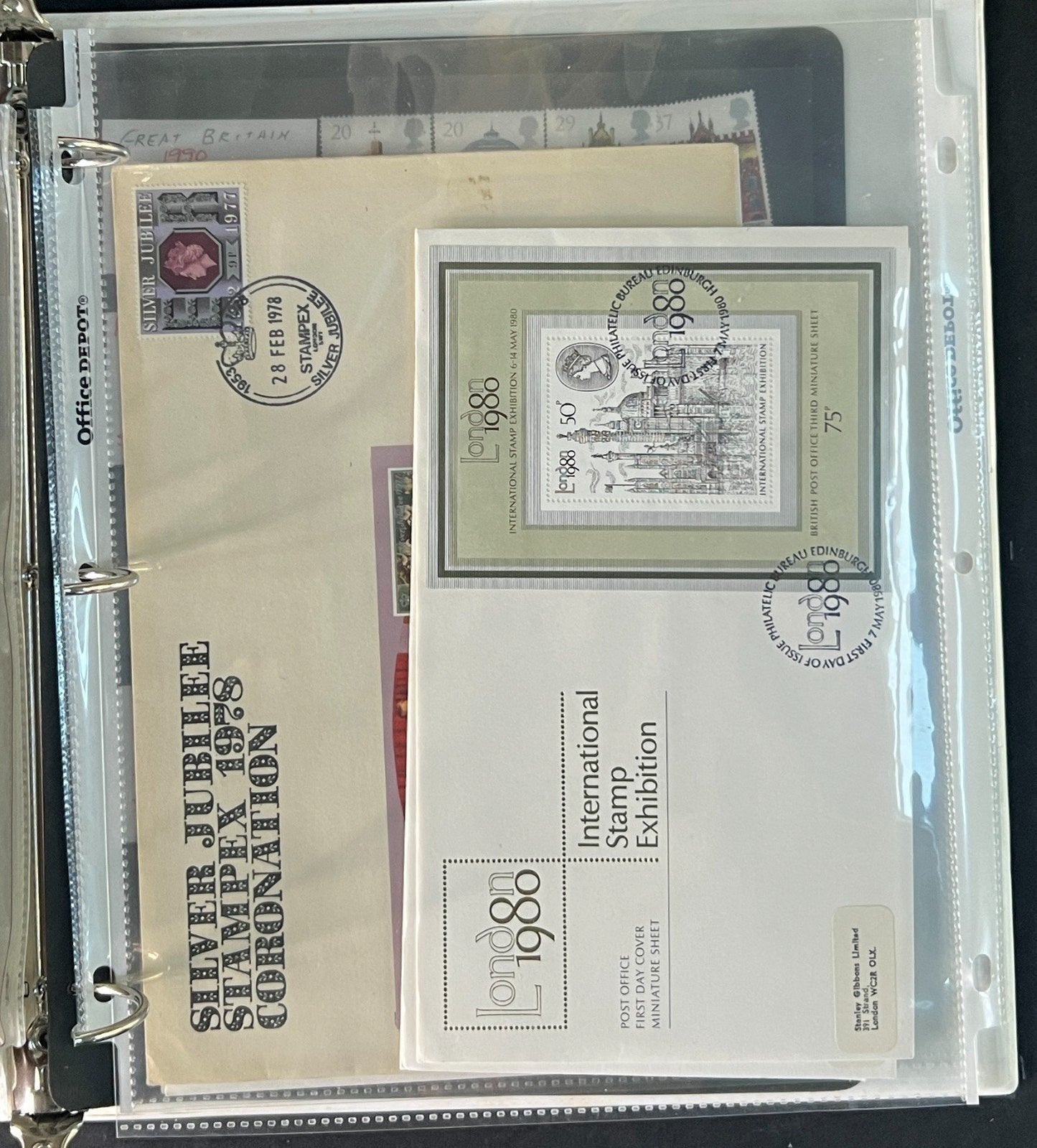 Modern Great Britain Album Stamp Collection $150CV Mint & Used ZAYIX