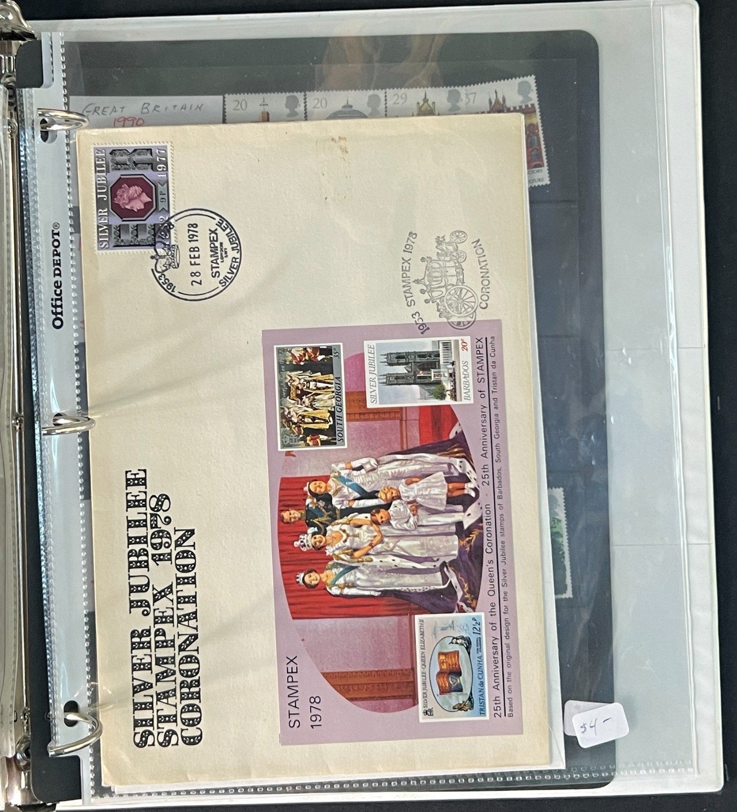 Modern Great Britain Album Stamp Collection $150CV Mint & Used ZAYIX
