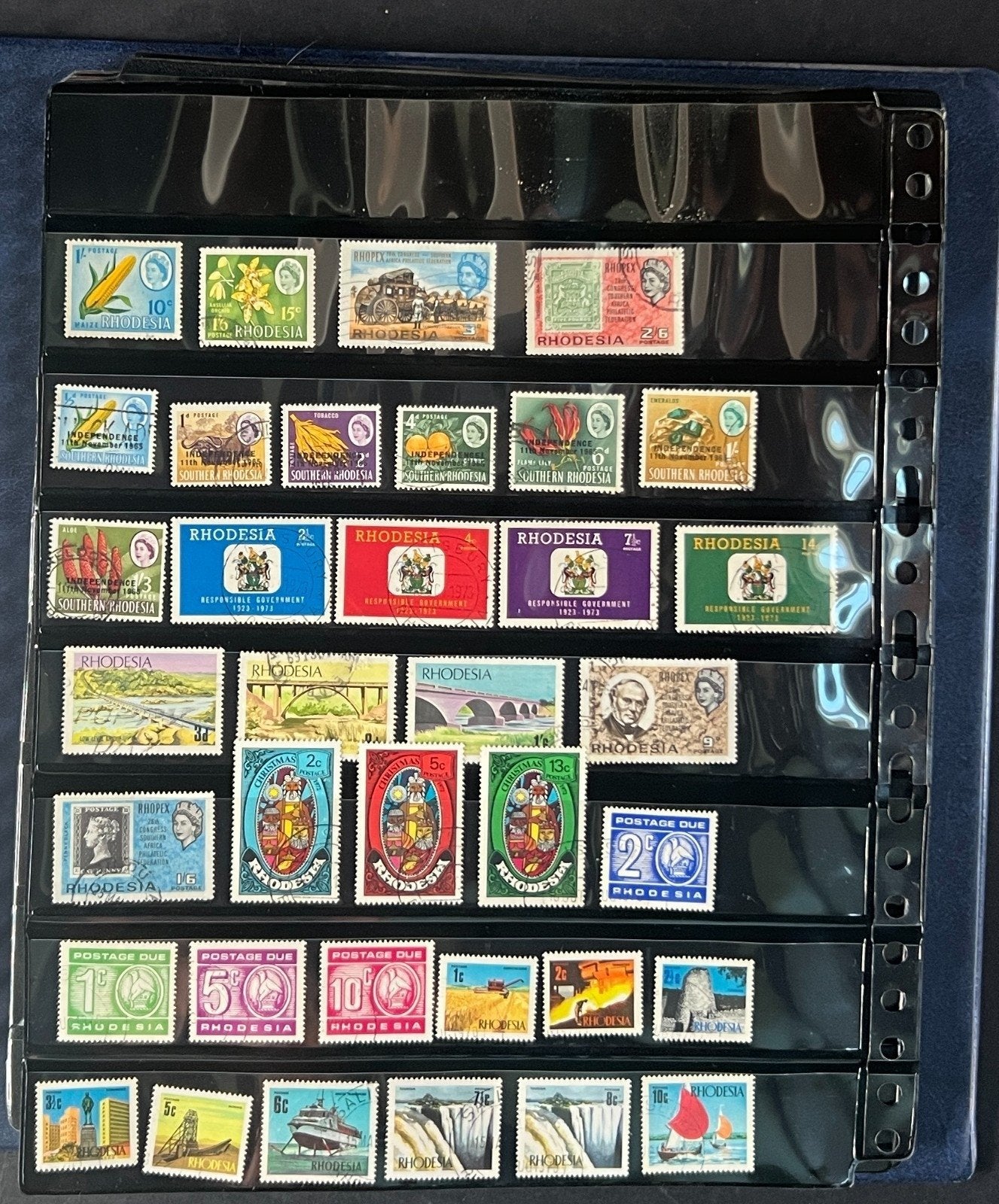World Wide Stamp Collection Album Hundreds of Stamps Mint & Used ZAYIX