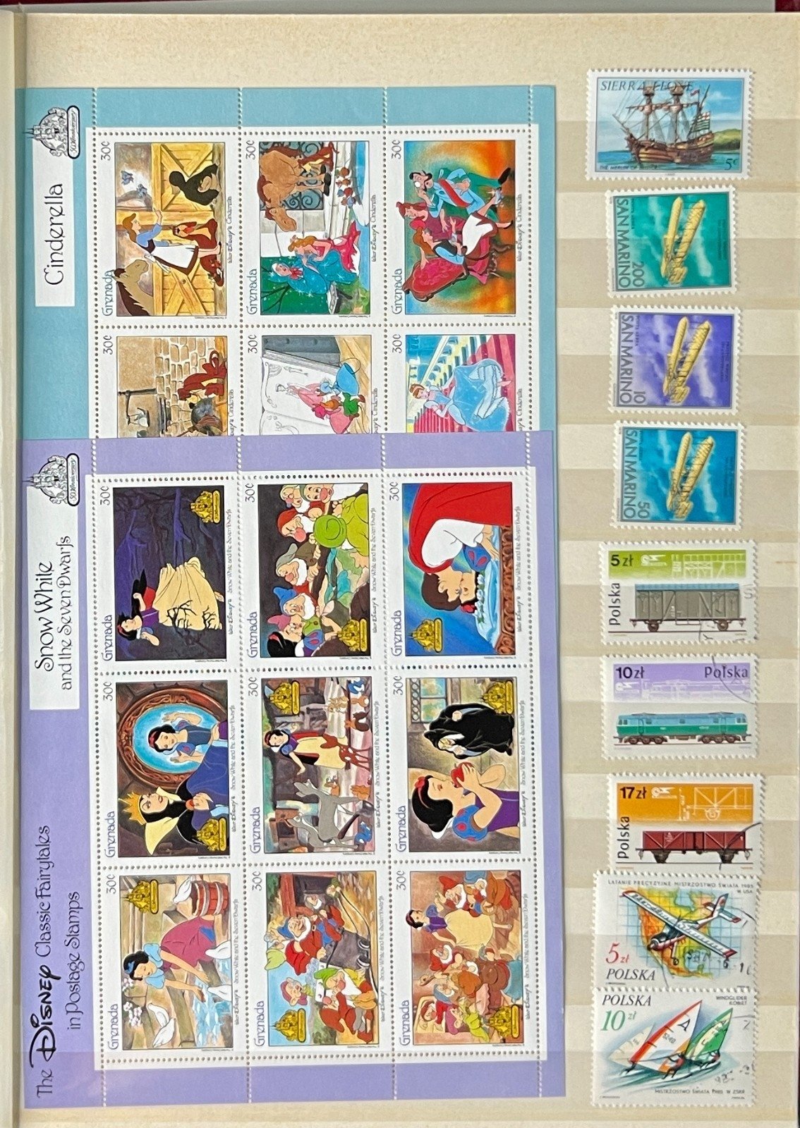 World Topical Stamp Collection Stock Book Hundreds of Stamps Mint & Used ZAYIX