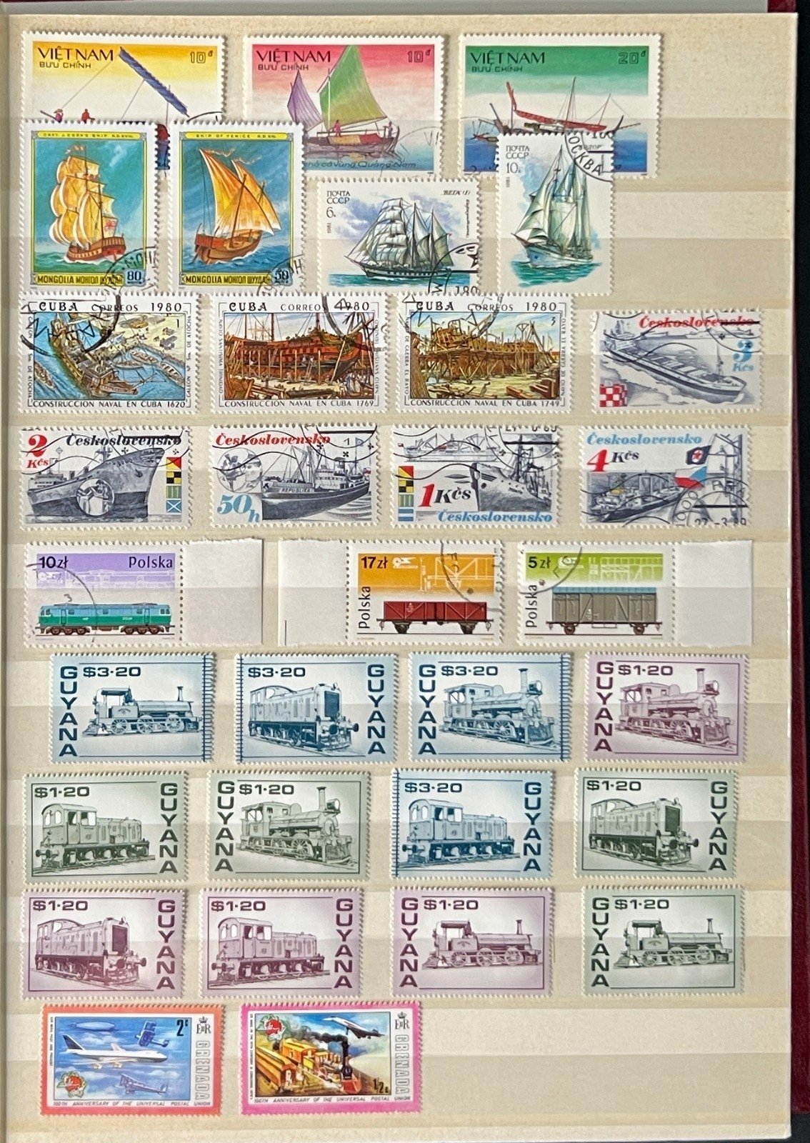 World Topical Stamp Collection Stock Book Hundreds of Stamps Mint & Used ZAYIX