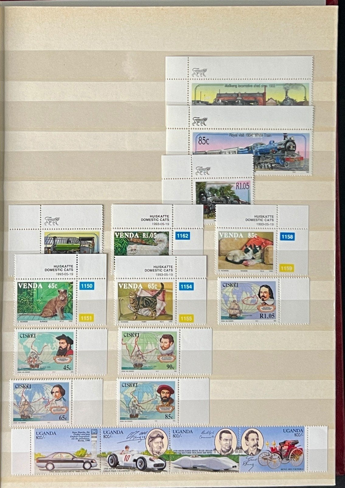 World Topical Stamp Collection Stock Book Hundreds of Stamps Mint & Used ZAYIX