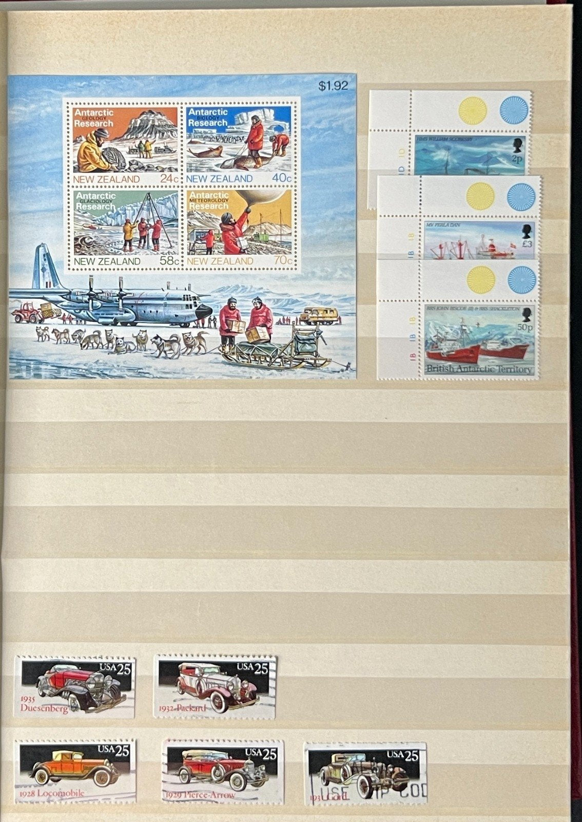 World Topical Stamp Collection Stock Book Hundreds of Stamps Mint & Used ZAYIX