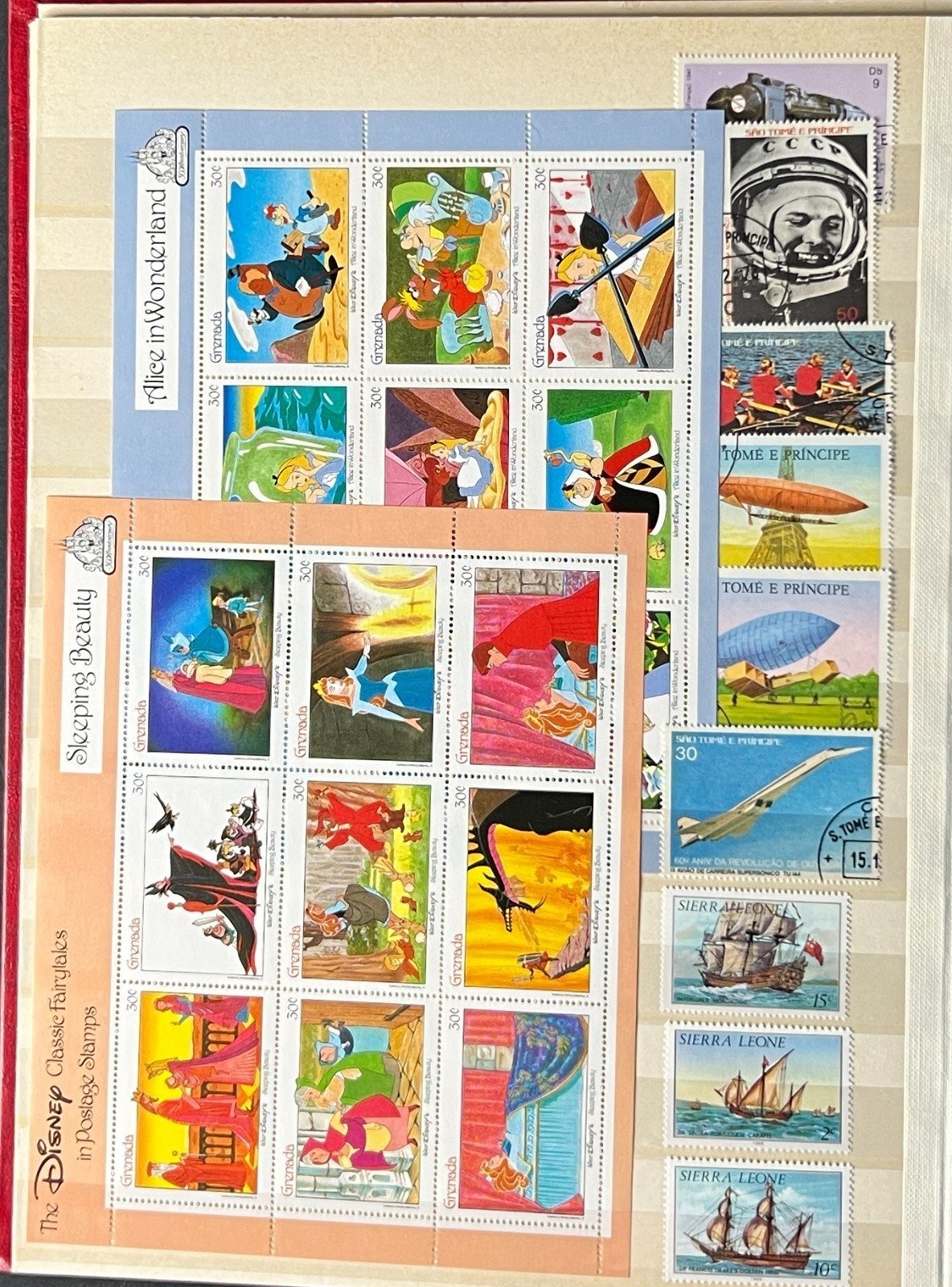 World Topical Stamp Collection Stock Book Hundreds of Stamps Mint & Used ZAYIX