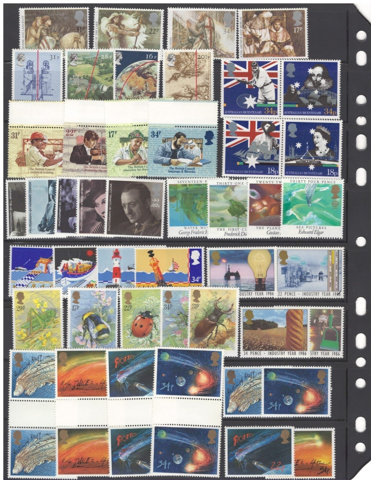 Great Britain Commemorative & Topicals Ships Animals Nature $131CV MNH ZAYIX