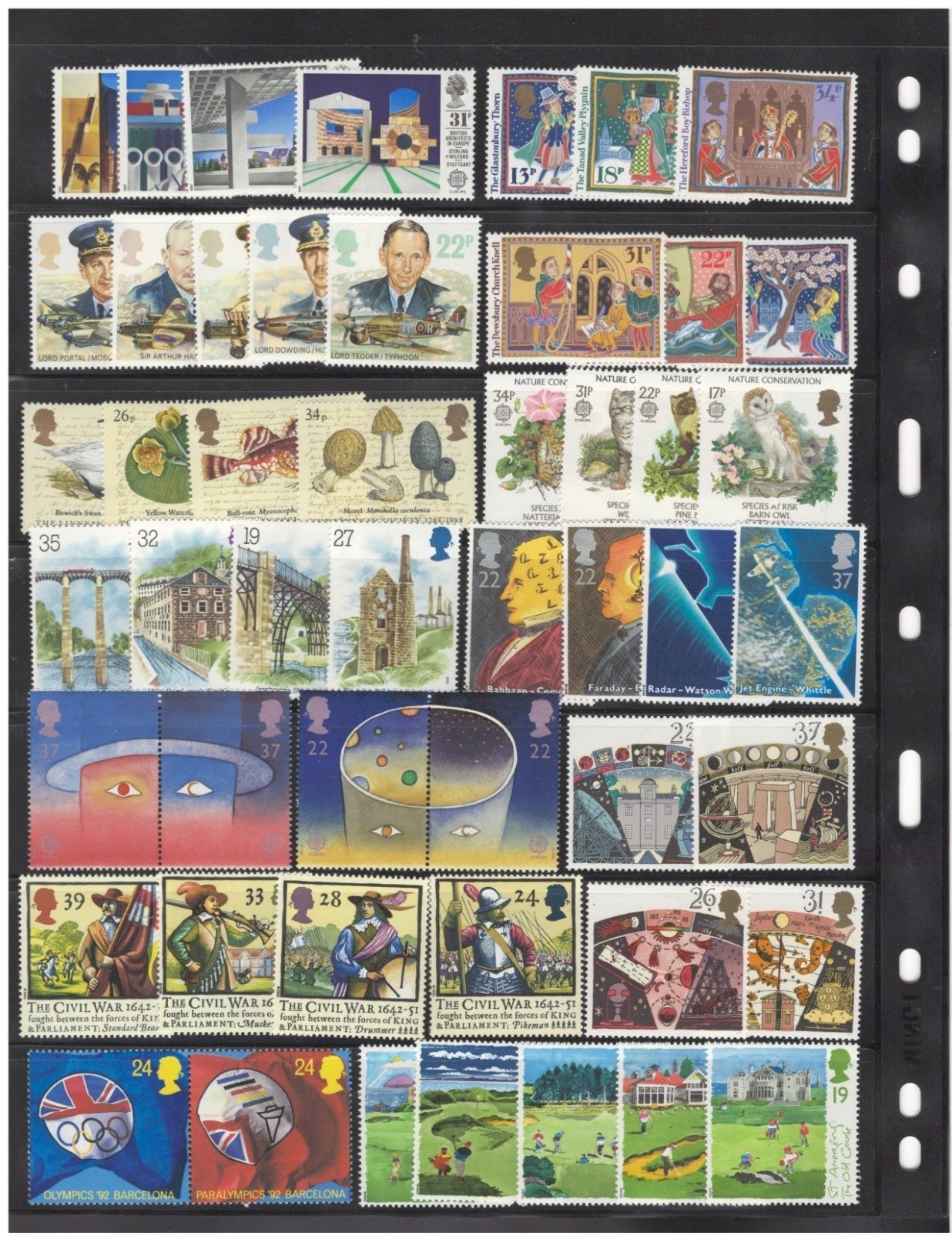 Great Britain Commemorative & Topicals Ships Animals Nature $131CV MNH ZAYIX