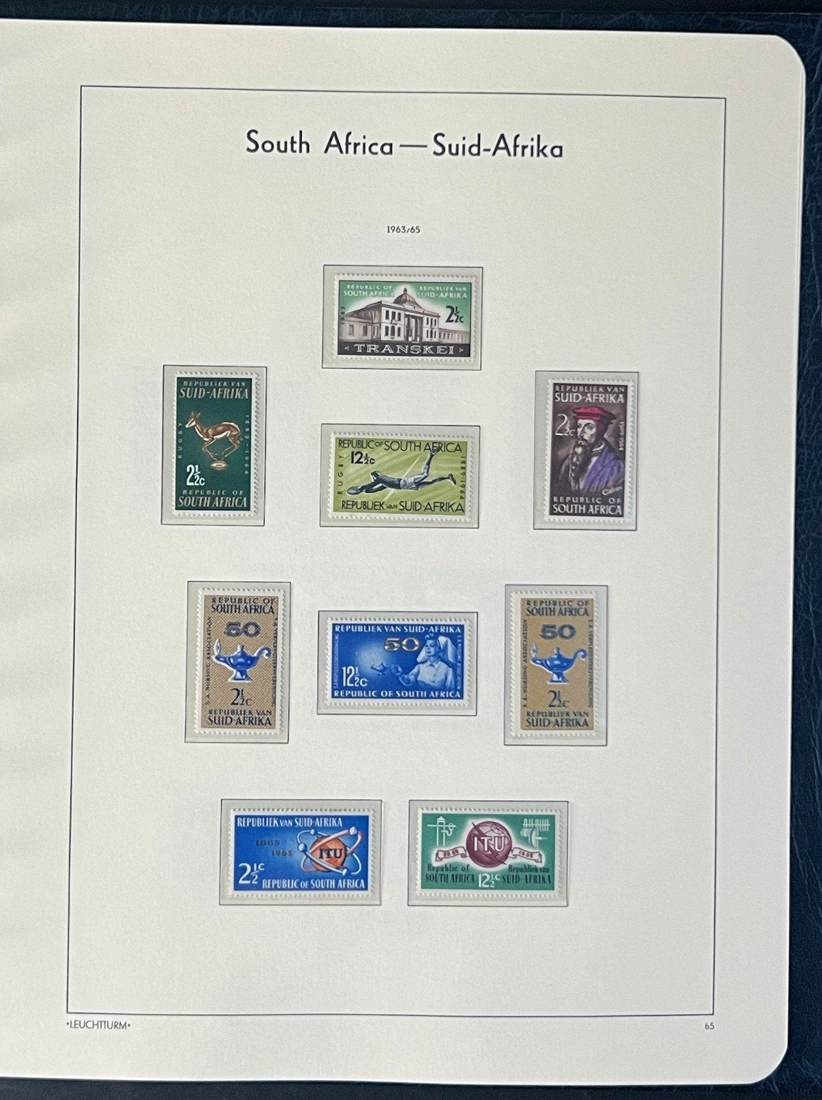 South Africa Stamp Collection Lighthouse Hingeless Album (MNH) 1961-1981 ZAYIX