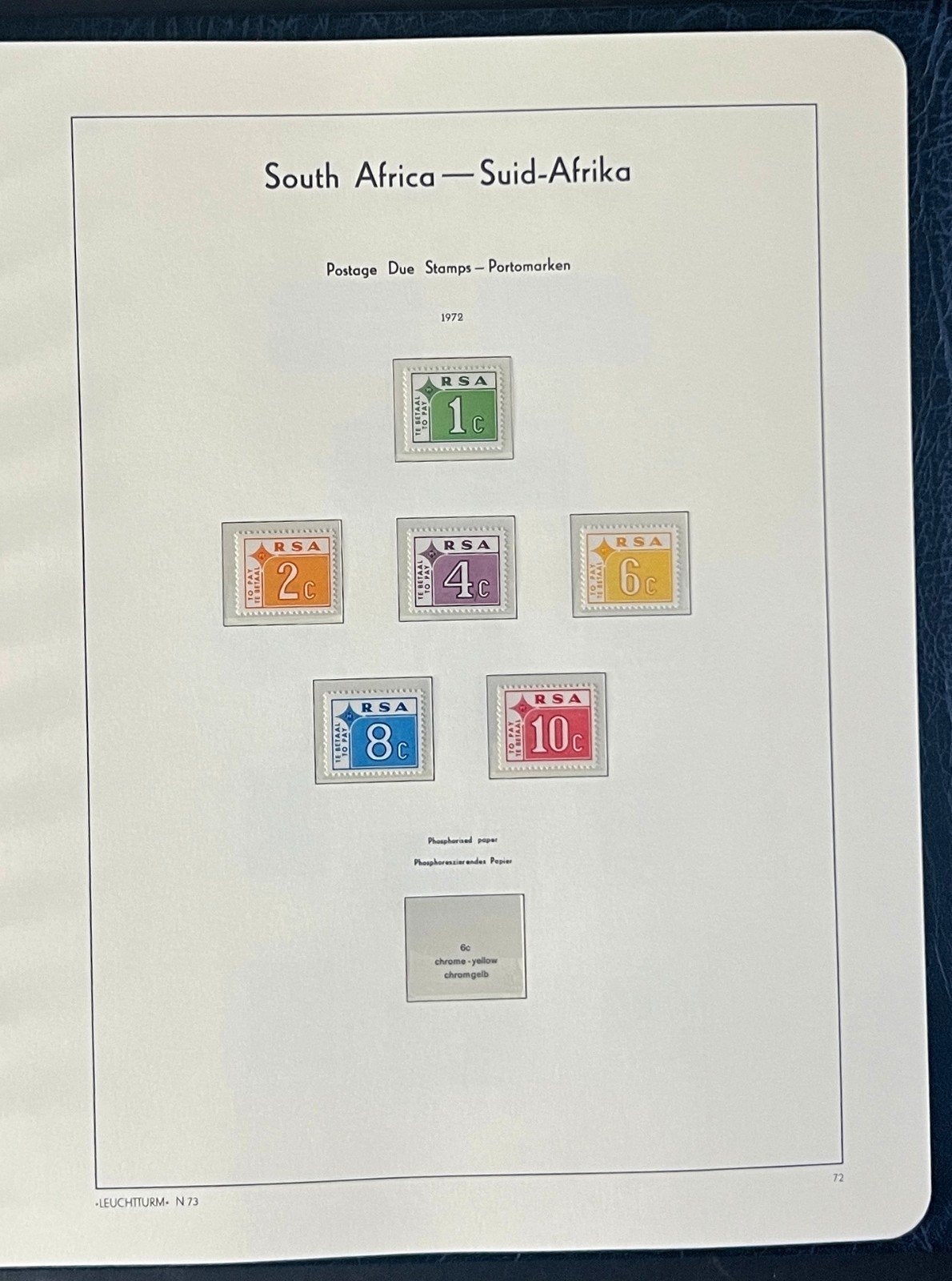 South Africa Stamp Collection Lighthouse Hingeless Album (MNH) 1961-1981 ZAYIX