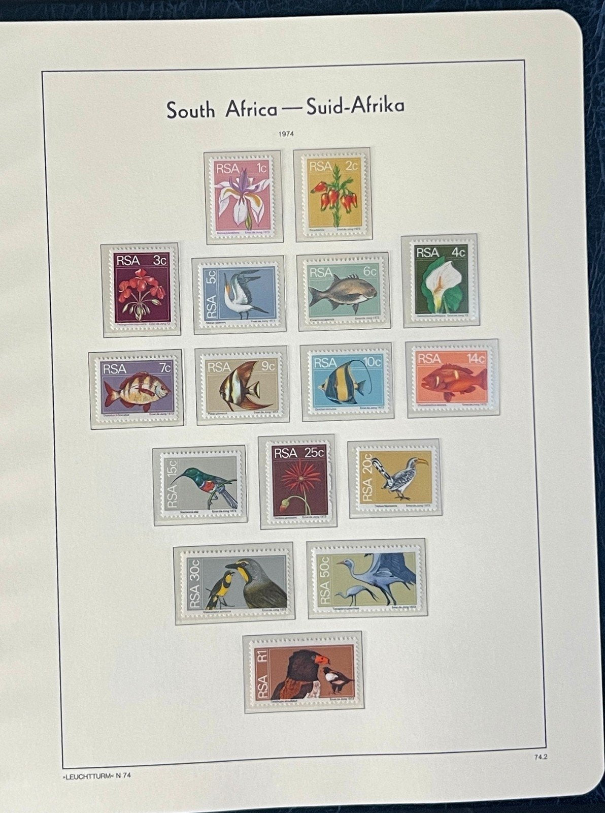 South Africa Stamp Collection Lighthouse Hingeless Album (MNH) 1961-1981 ZAYIX