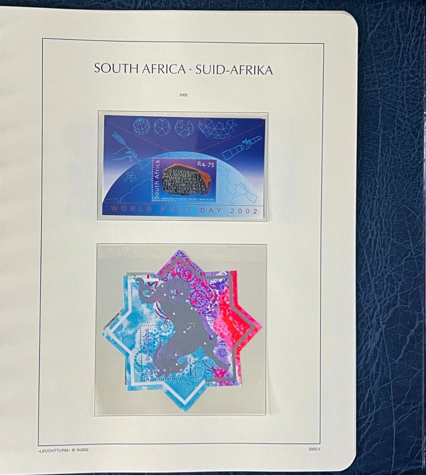 South Africa Stamp Collection Lighthouse Hingeless Album (MNH) 2000-2002 ZAYIX