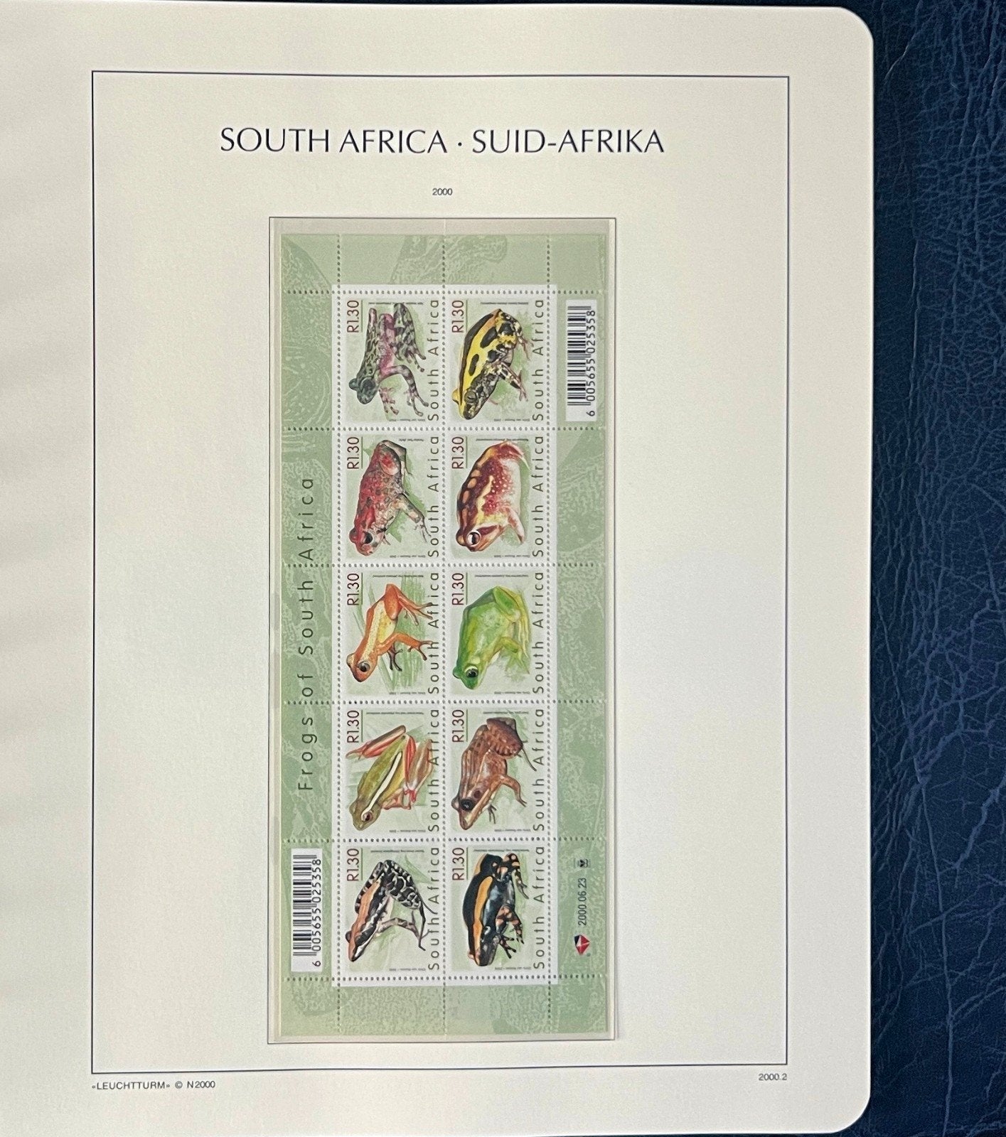 South Africa Stamp Collection Lighthouse Hingeless Album (MNH) 2000-2002 ZAYIX