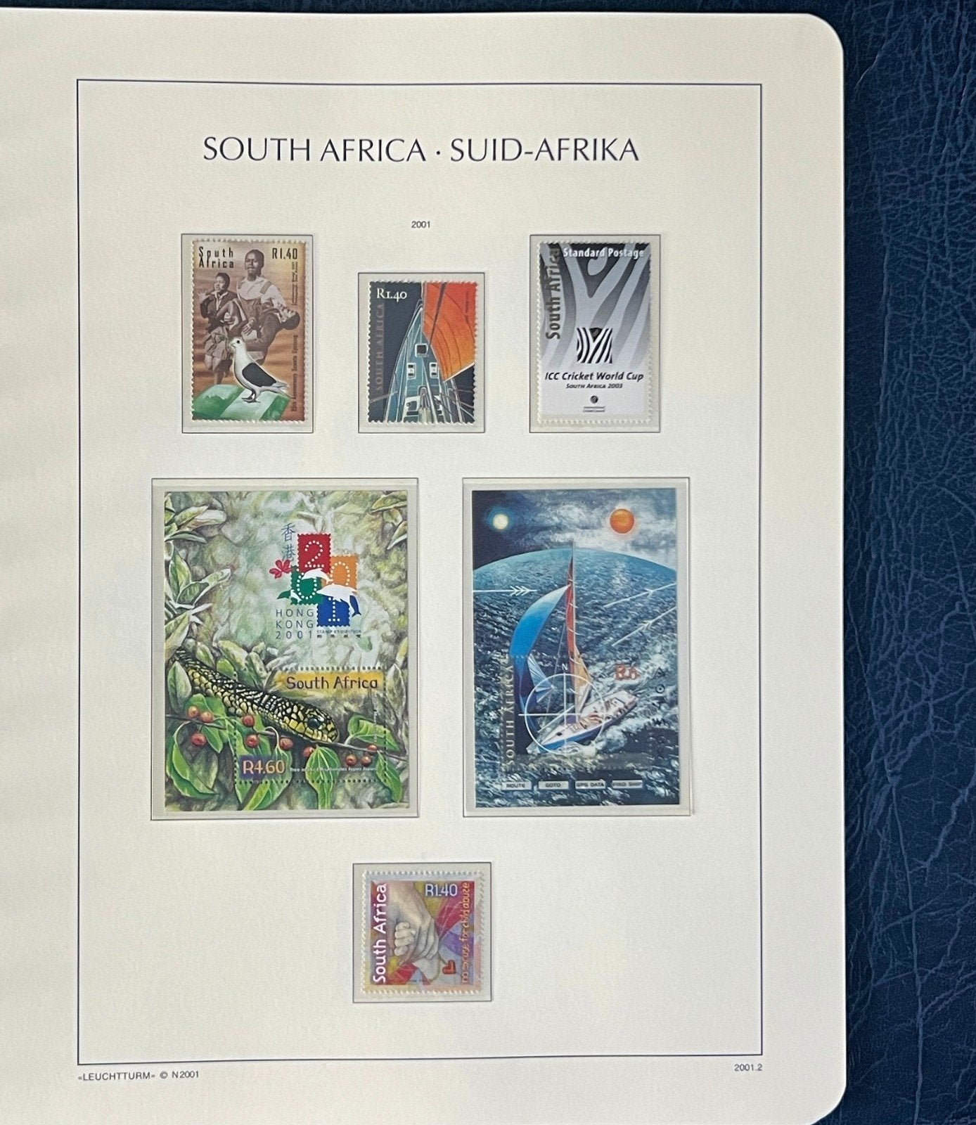 South Africa Stamp Collection Lighthouse Hingeless Album (MNH) 2000-2002 ZAYIX