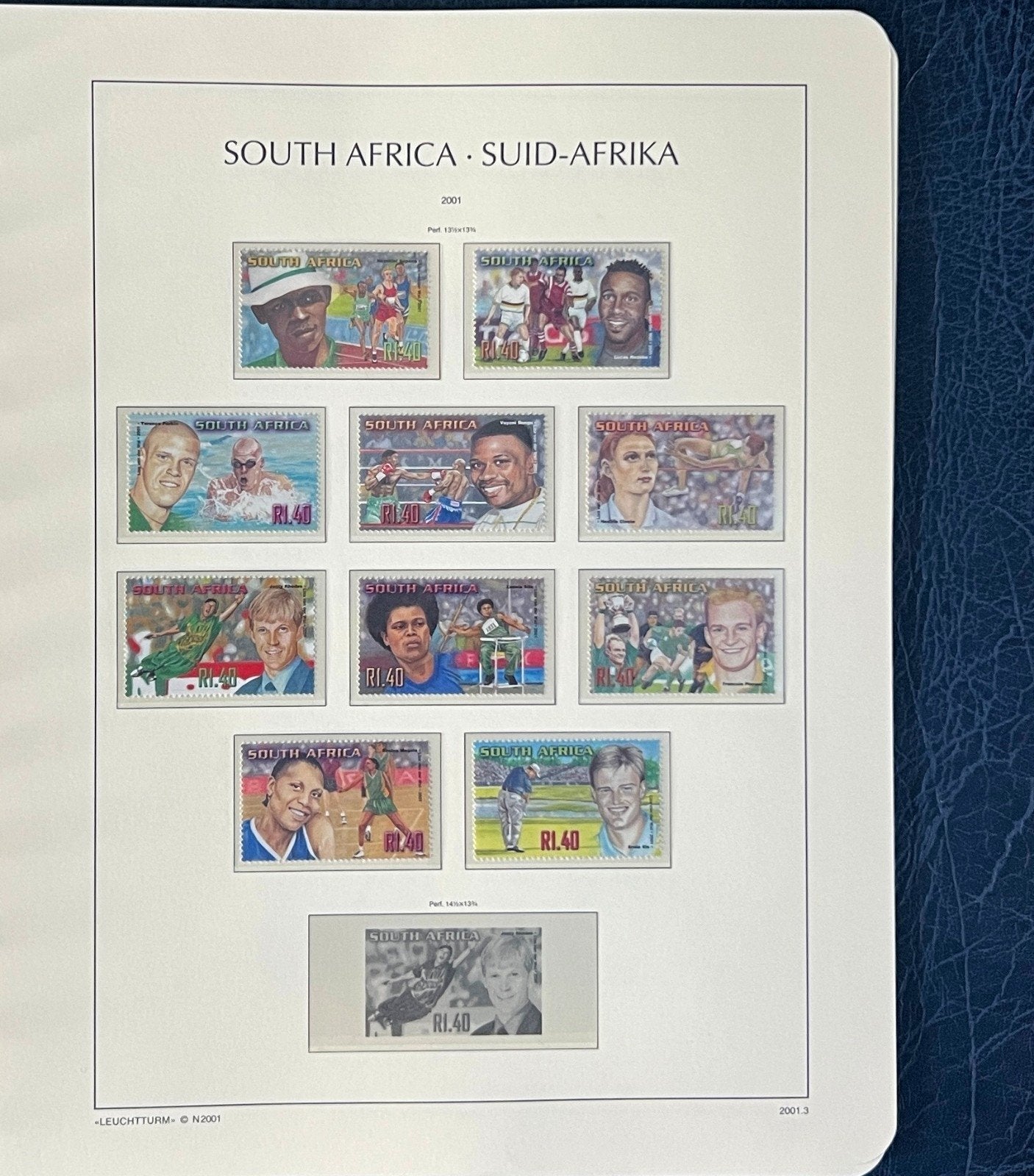 South Africa Stamp Collection Lighthouse Hingeless Album (MNH) 2000-2002 ZAYIX