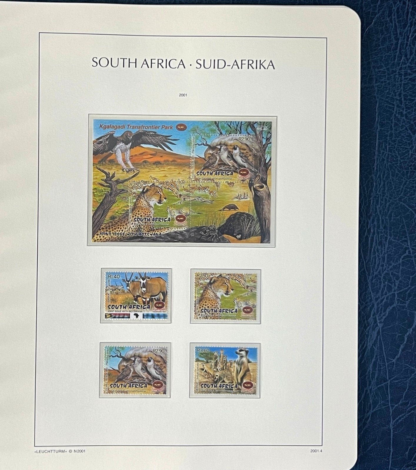 South Africa Stamp Collection Lighthouse Hingeless Album (MNH) 2000-2002 ZAYIX