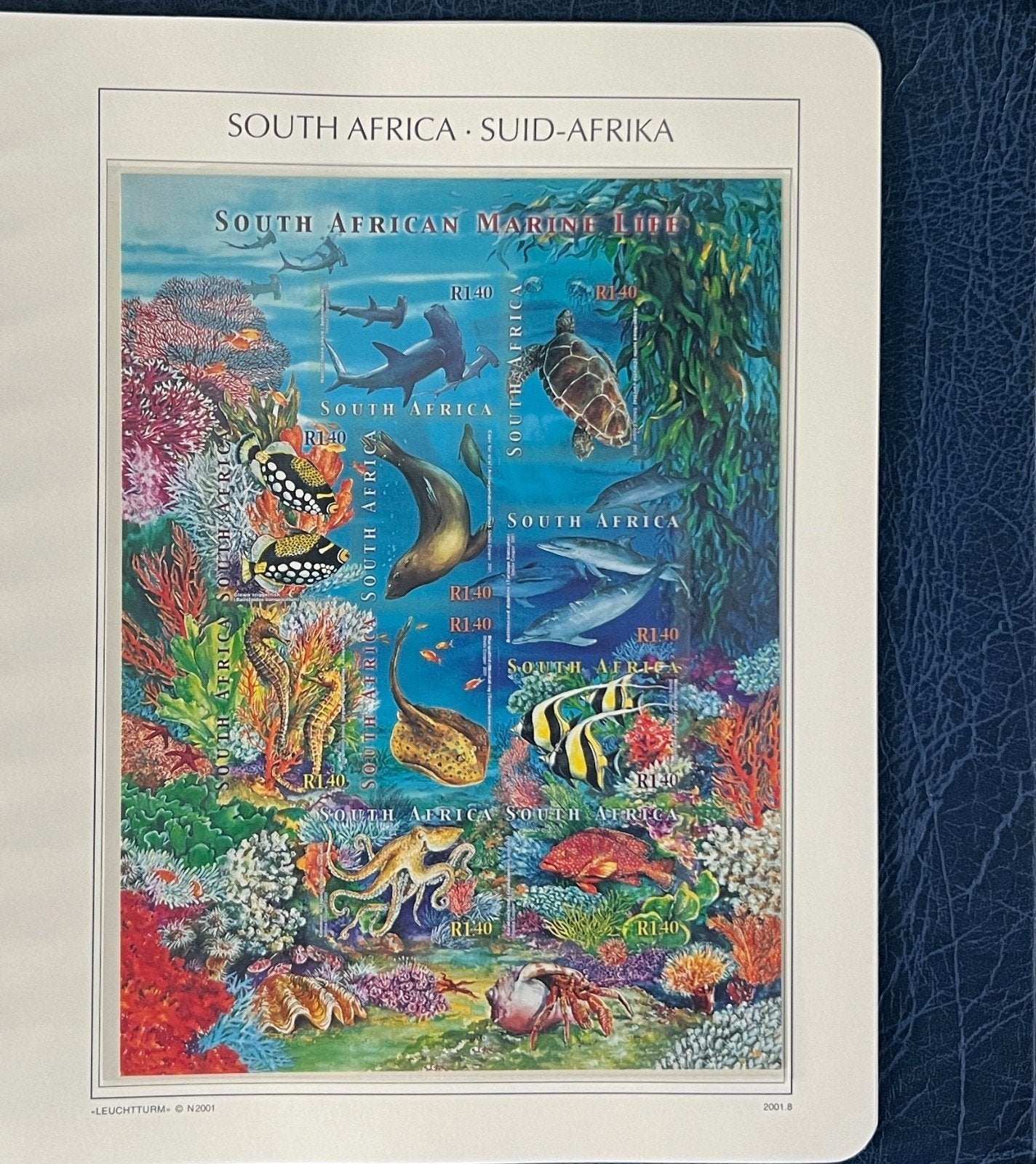 South Africa Stamp Collection Lighthouse Hingeless Album (MNH) 2000-2002 ZAYIX