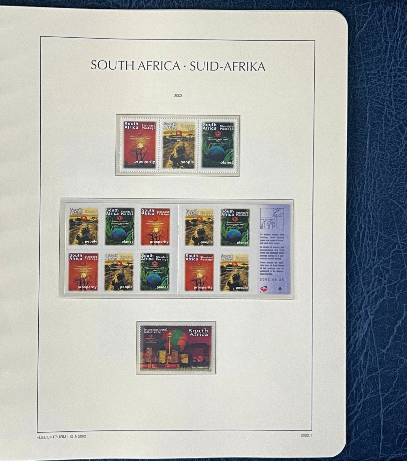 South Africa Stamp Collection Lighthouse Hingeless Album (MNH) 2000-2002 ZAYIX