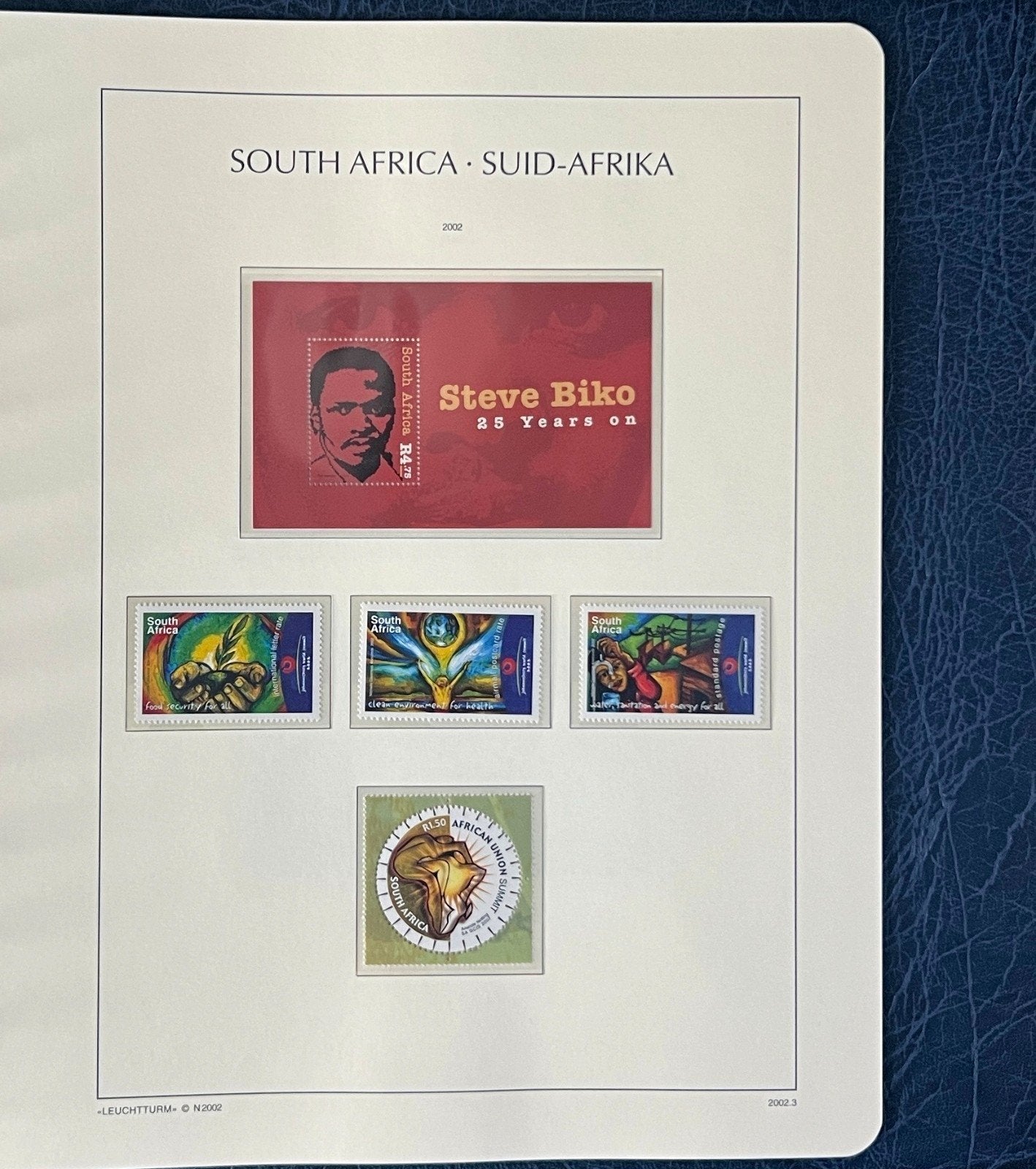 South Africa Stamp Collection Lighthouse Hingeless Album (MNH) 2000-2002 ZAYIX