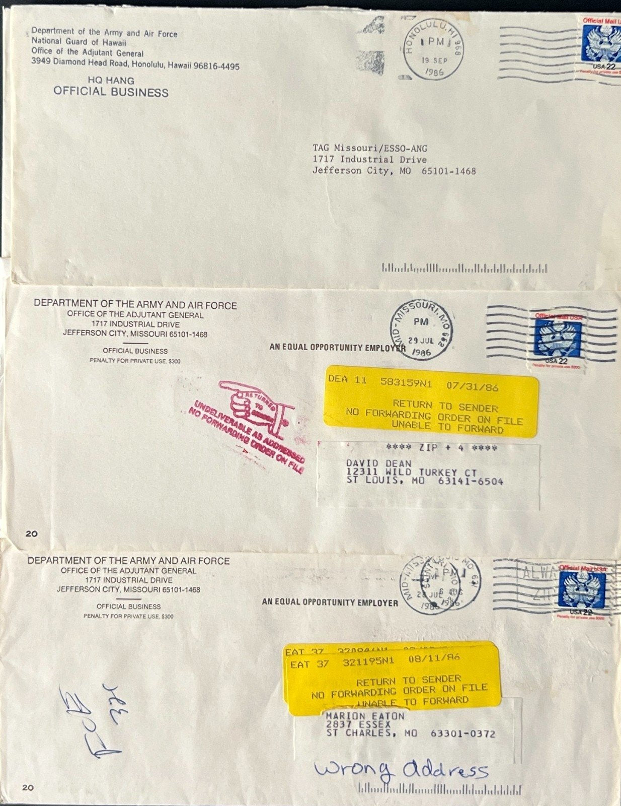 Official Mail United States Collection Small Amount of FDC ZAYIX