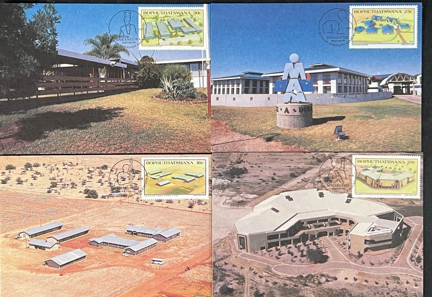 Bophuthatswana First Day Cover Collection Birds Architecture Animal FDC 02 ZAYIX