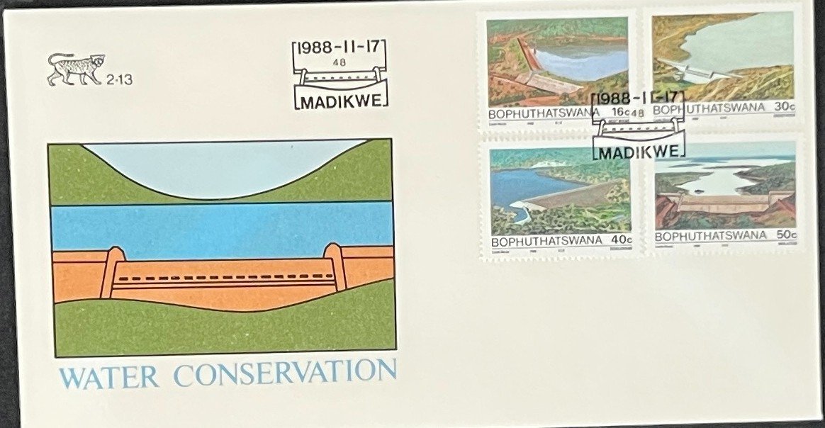 Bophuthatswana First Day Cover Collection Birds Architecture Animal FDC 02 ZAYIX