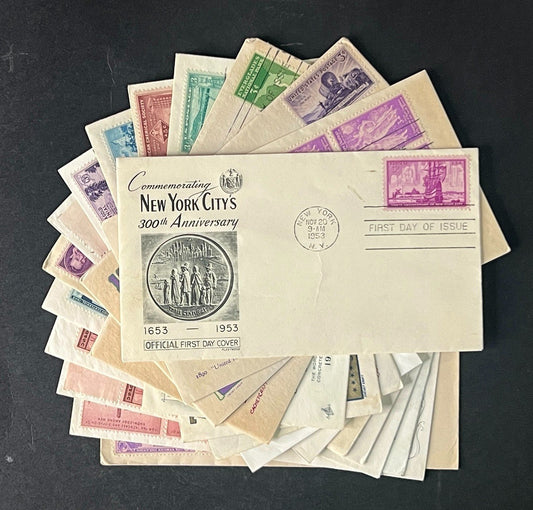 1930-1950s First Day Cover Collection 15 FDC ZAYIX